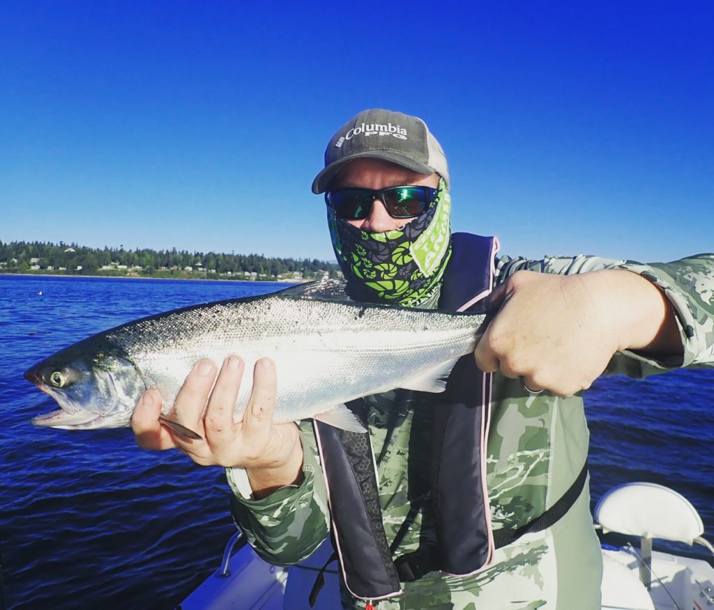 Coho! >Guided Saltwater Fly Fishing Seattle Puget Sound